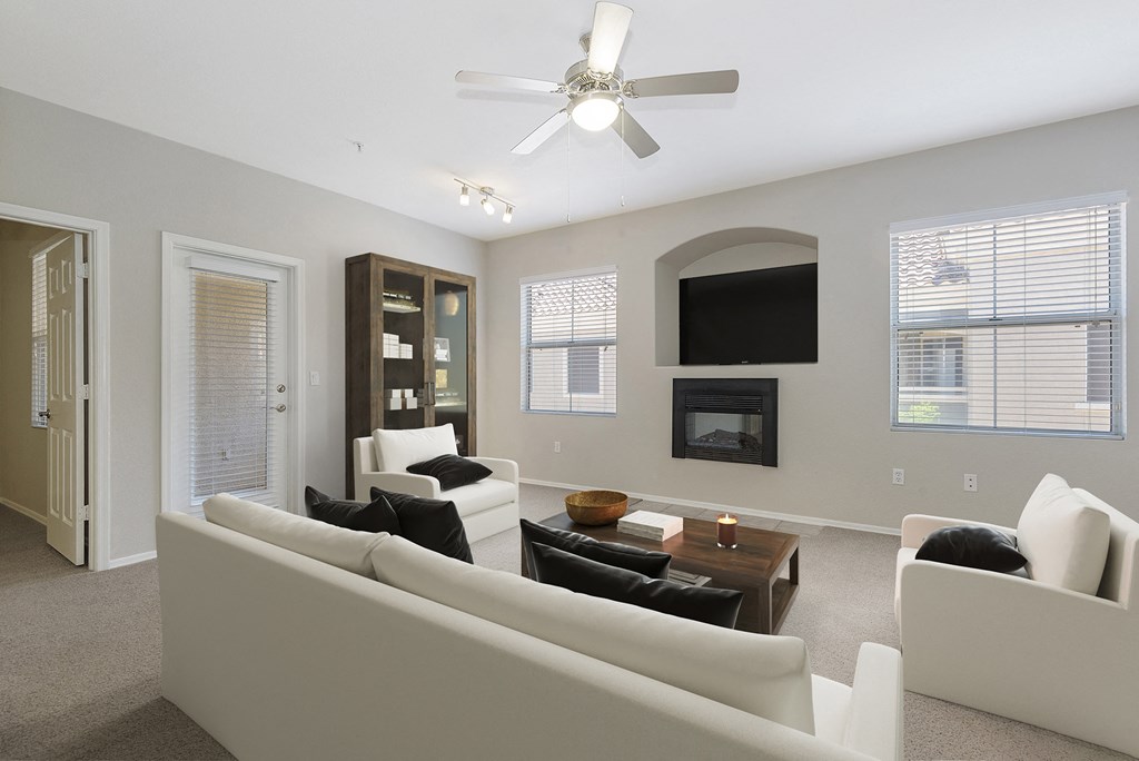 Living Room at Cambria Apartments in Gilbert Arizona