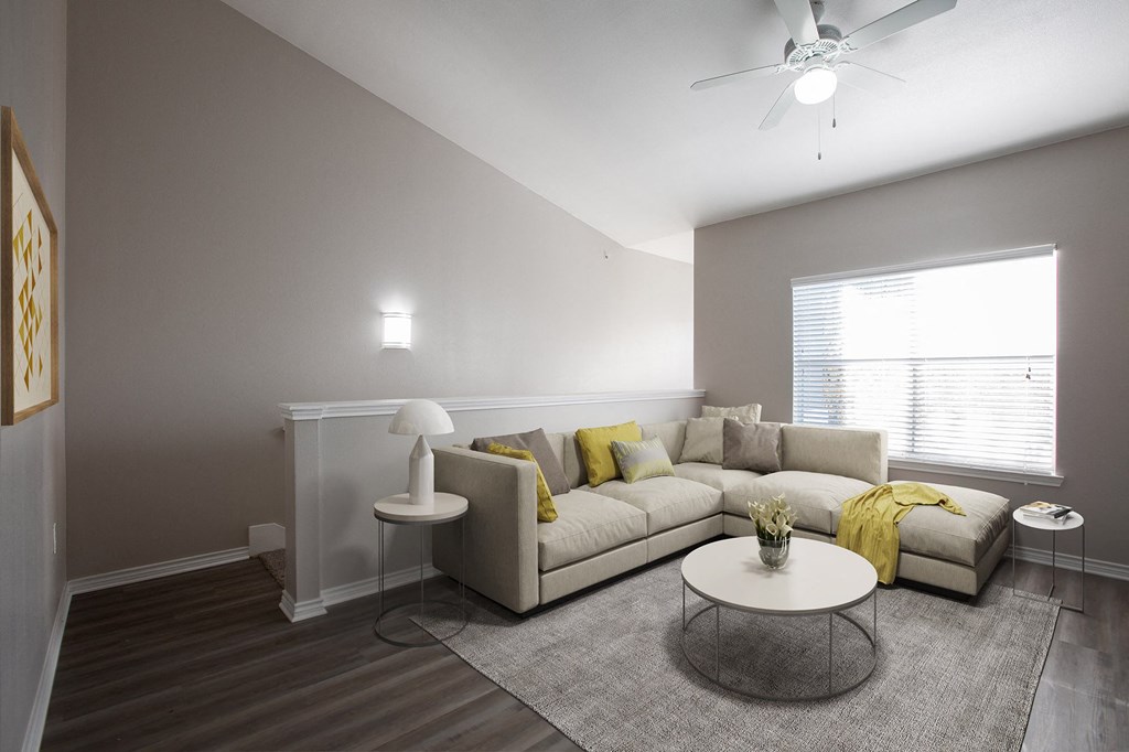 Living Room at Links at Forest Creek in Round Rock Texas near Austin