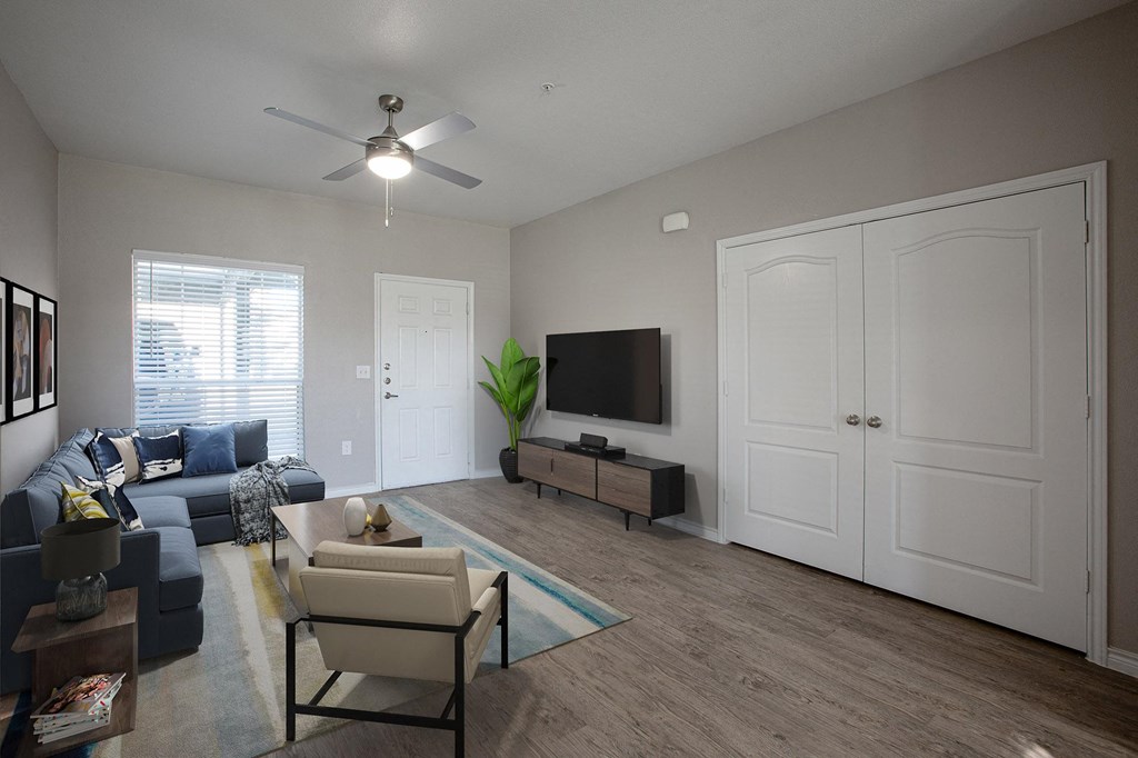 Living Room at Links at Forest Creek in Round Rock Texas near Austin