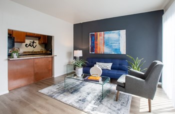 Living Room at Midtown on Seneca Apartments - Photo Gallery 2