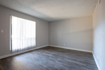 Living Room in One Bedroom Unit at Radius Apartments - Photo Gallery 2
