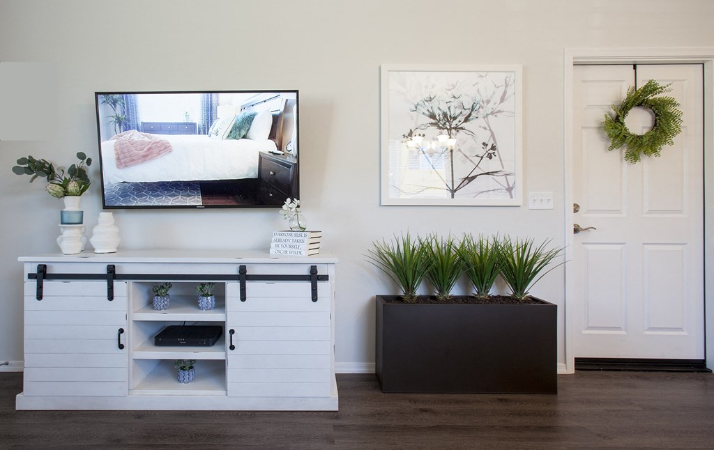 Living Room at San Mateo Townhomes in Phoenix AZ July 2021 2