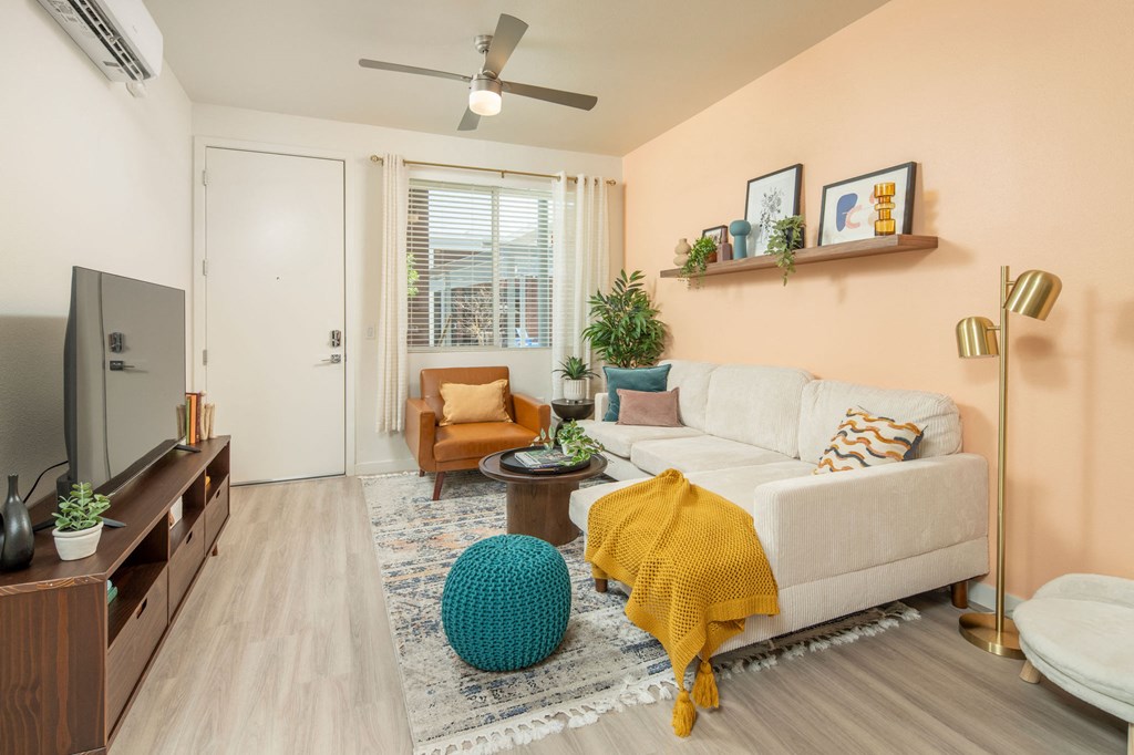 Living Room at Streamliner 67th in Phoenix Arizona