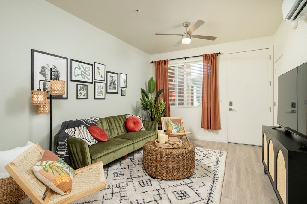 Living Room at Streamliner 67th in Phoenix Arizona