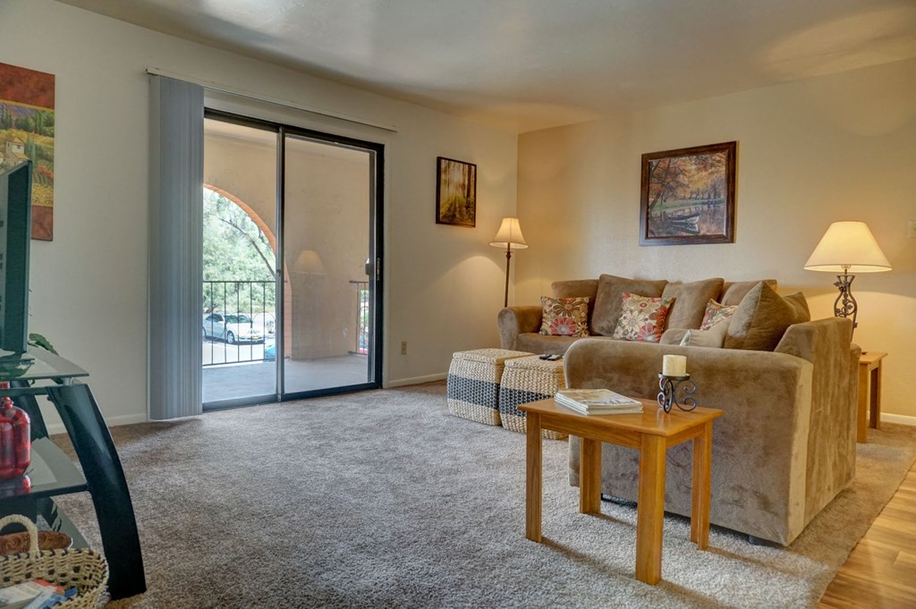 Living Room at The View At Catalina Apartments in Tucson, AZ