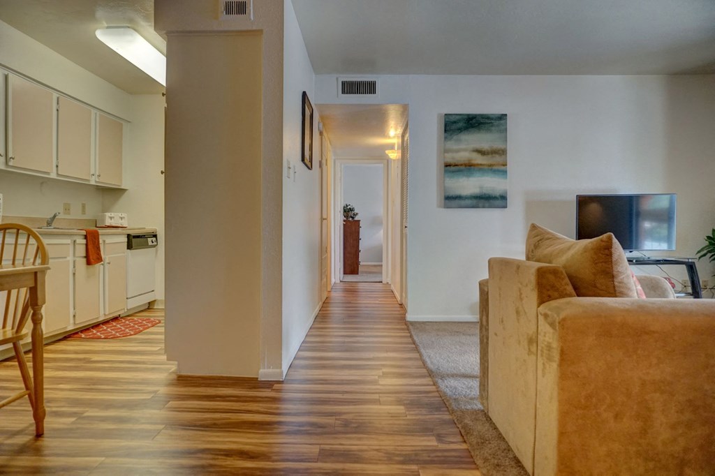 Living Room at The View At Catalina Apartments in Tucson, AZ