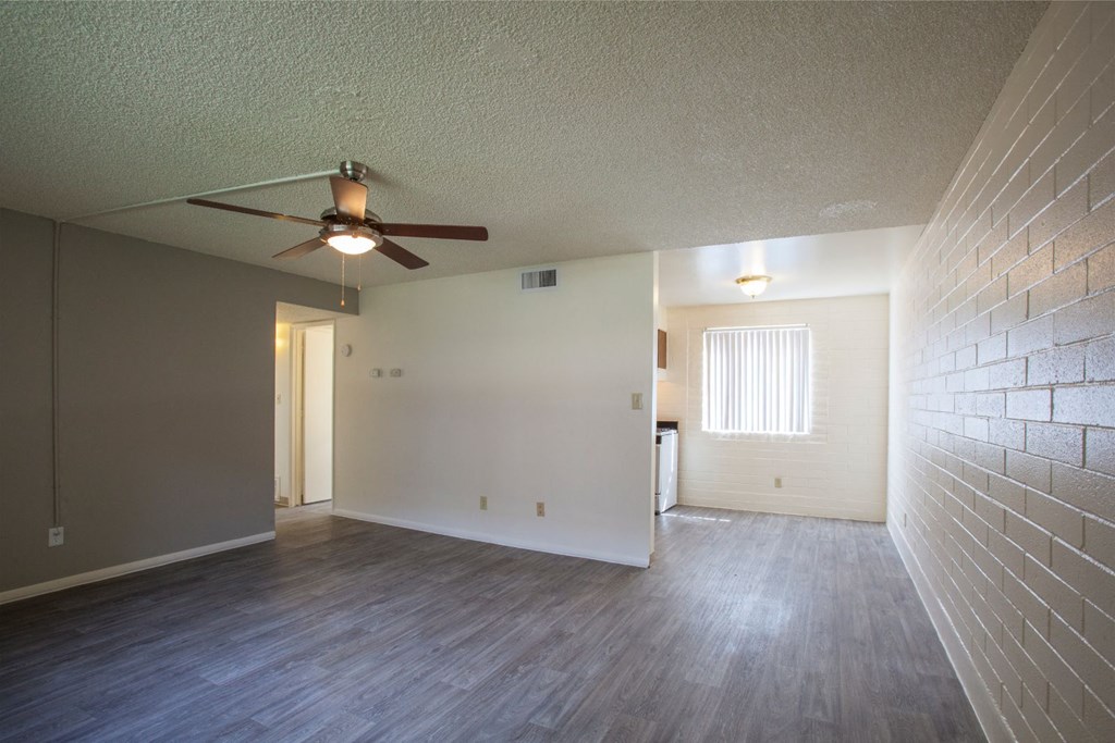 Living Room at Zona Village Apartments in Tucson, AZ