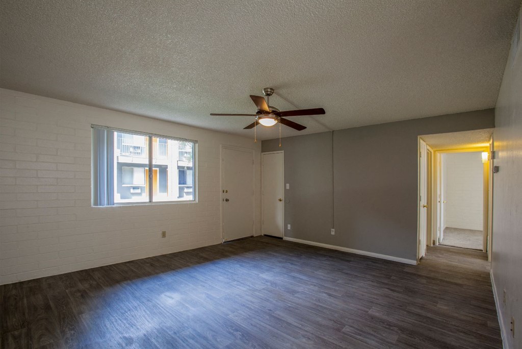 Living Room at Zona Village Apartments in Tucson, AZ