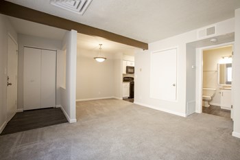 Living room and dining area at Tierra Pointe Apartments in Albuquerque NM October 2020 - Photo Gallery 30
