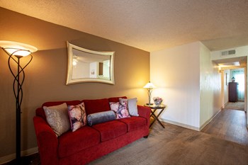 Living room at Casa Bella Apartments in Tucson AZ 4-2020 - Photo Gallery 24