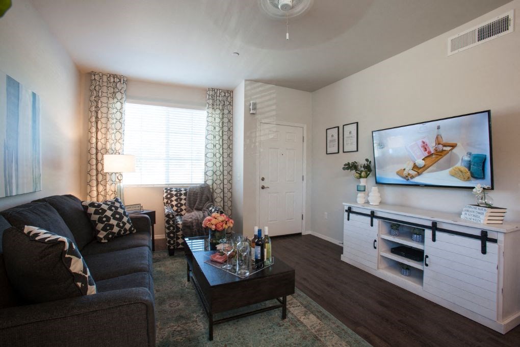 Living room at San Vicente Townhomes in Phoenix AZ