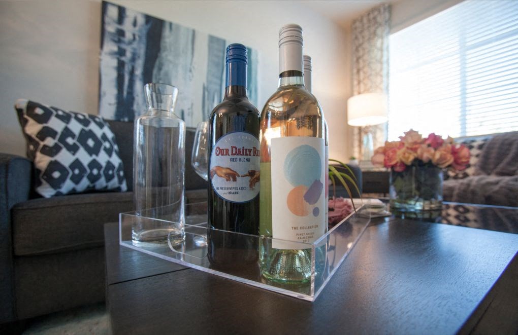 Living room at San Vicente Townhomes in Phoenix AZ