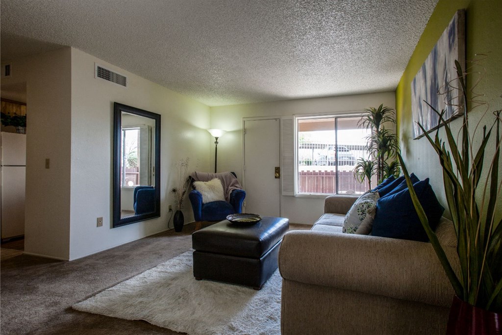 Living room at Sunrise Ridge Apartments in Tucson AZ