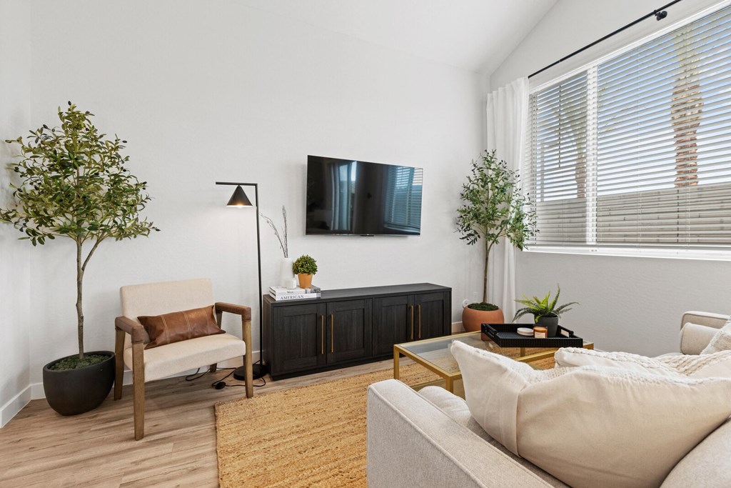 Livingroom Interior at Village of Chandler in Chandler Arizona