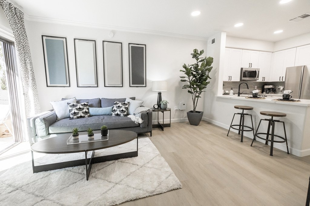 Livingroom at Haven Townhomes at P83 in Peoria Arizona