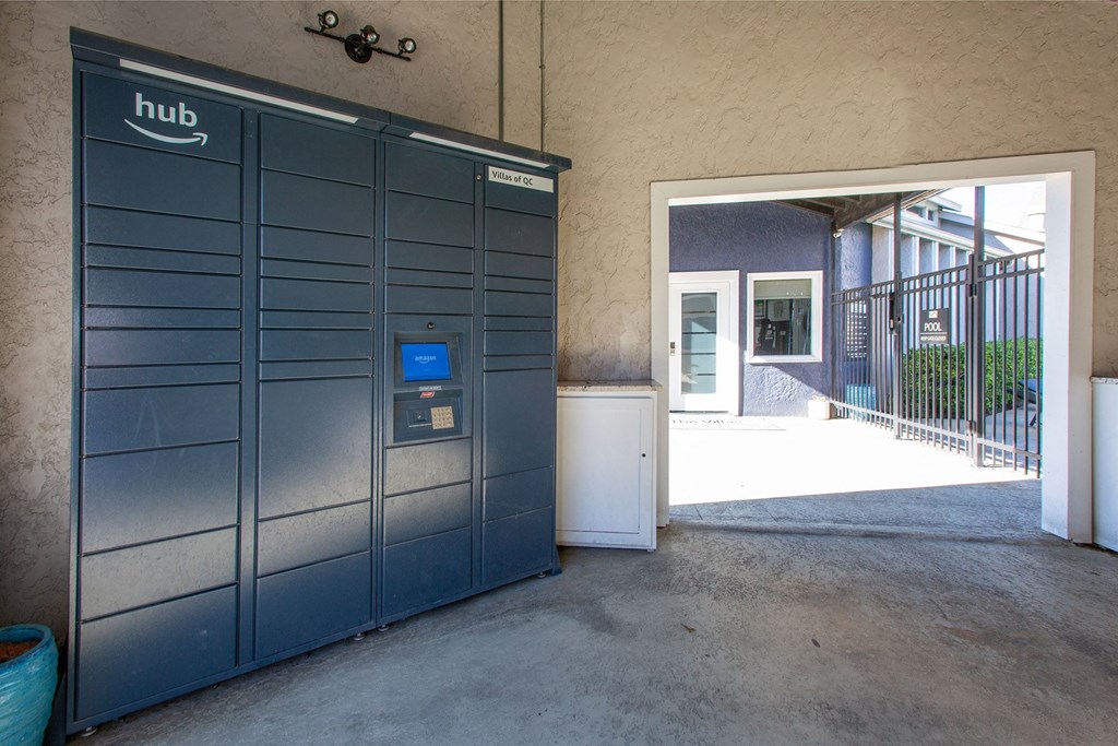 Mail Lockers at The Villas at Quail Creek Apartment Homes in Austin Texas