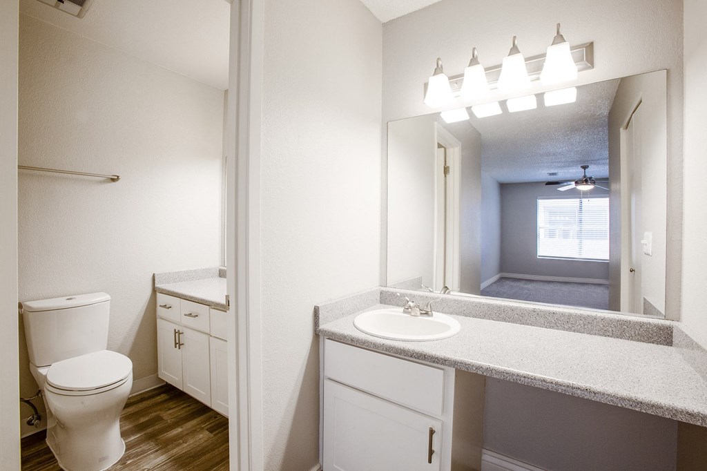 Main Bathroom at Orange Tree Village Apartments in Tucson AZ