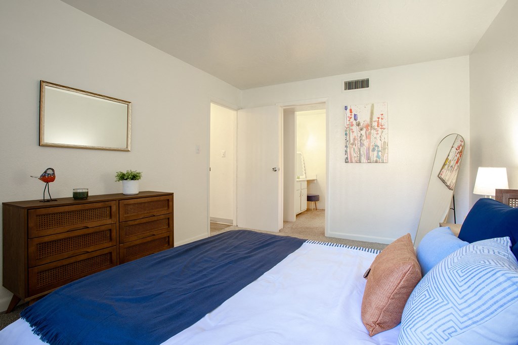 Main Bedroom at The View at Catalina Apartments in Tucson Arizona