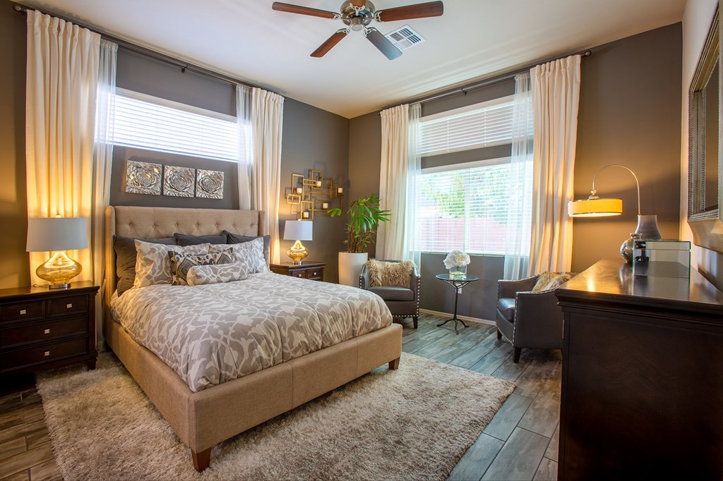 Master Bedroom at Sabino Vista Apartment Homes in Tucson Arizona