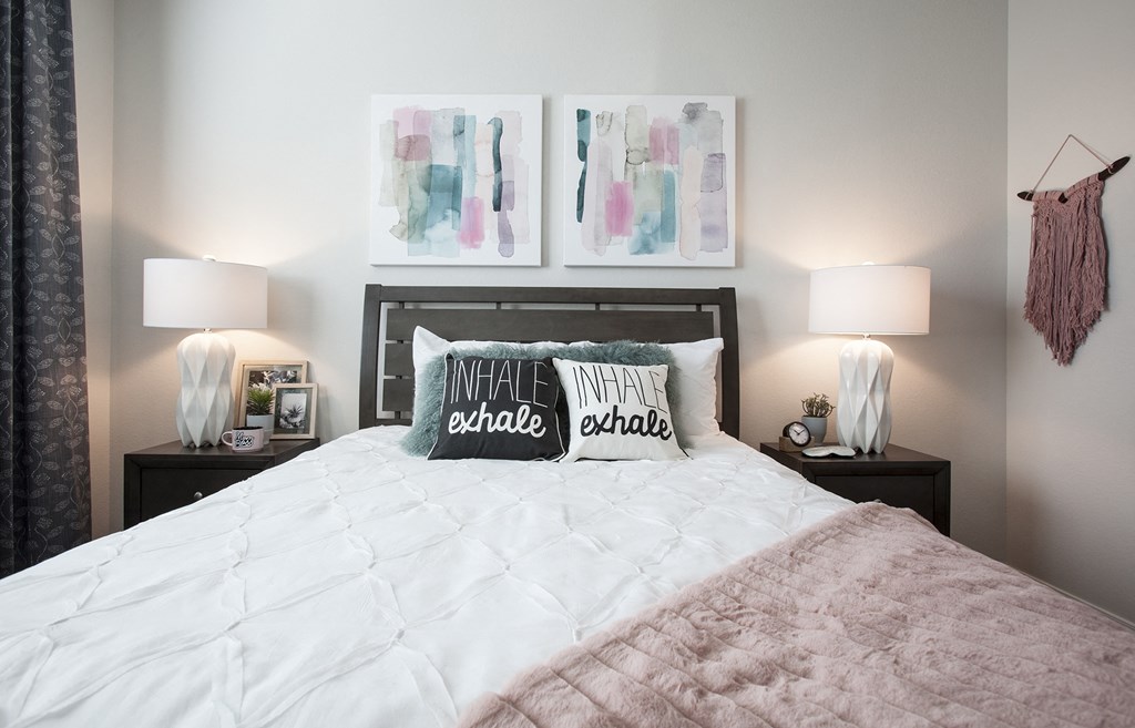 Master Bedroom at San Mateo Townhomes in Phoenix AZ July 2021