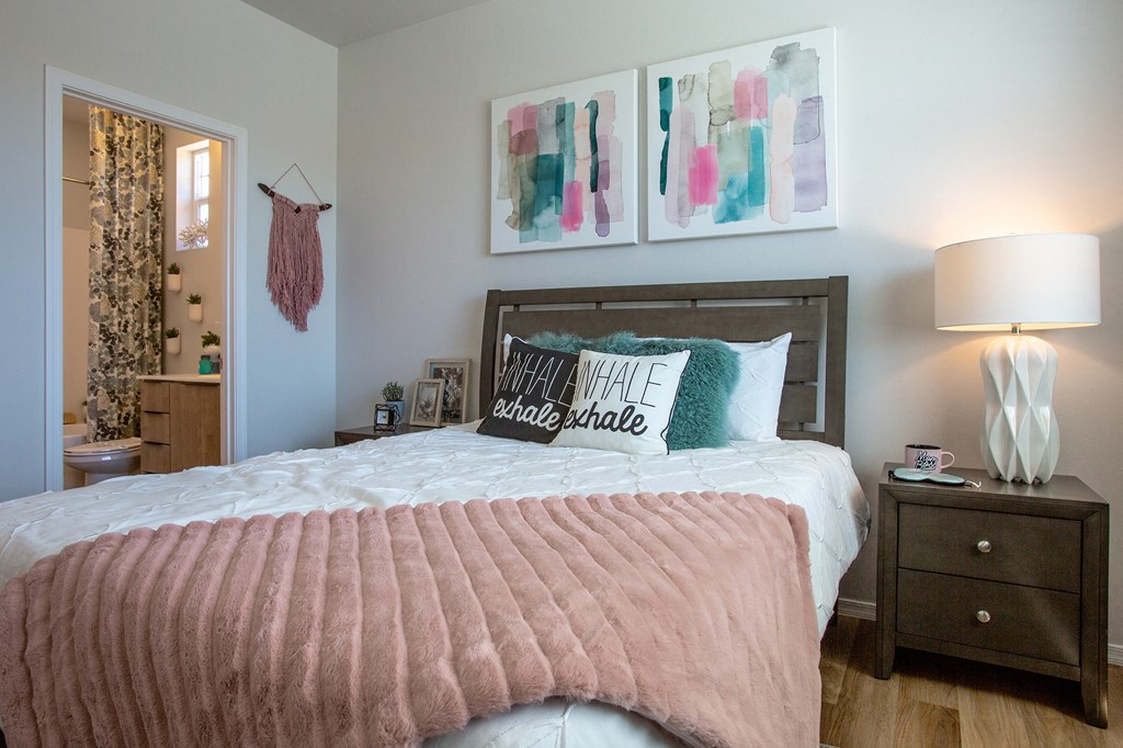 Master Bedroom at San Stefano Townhomes