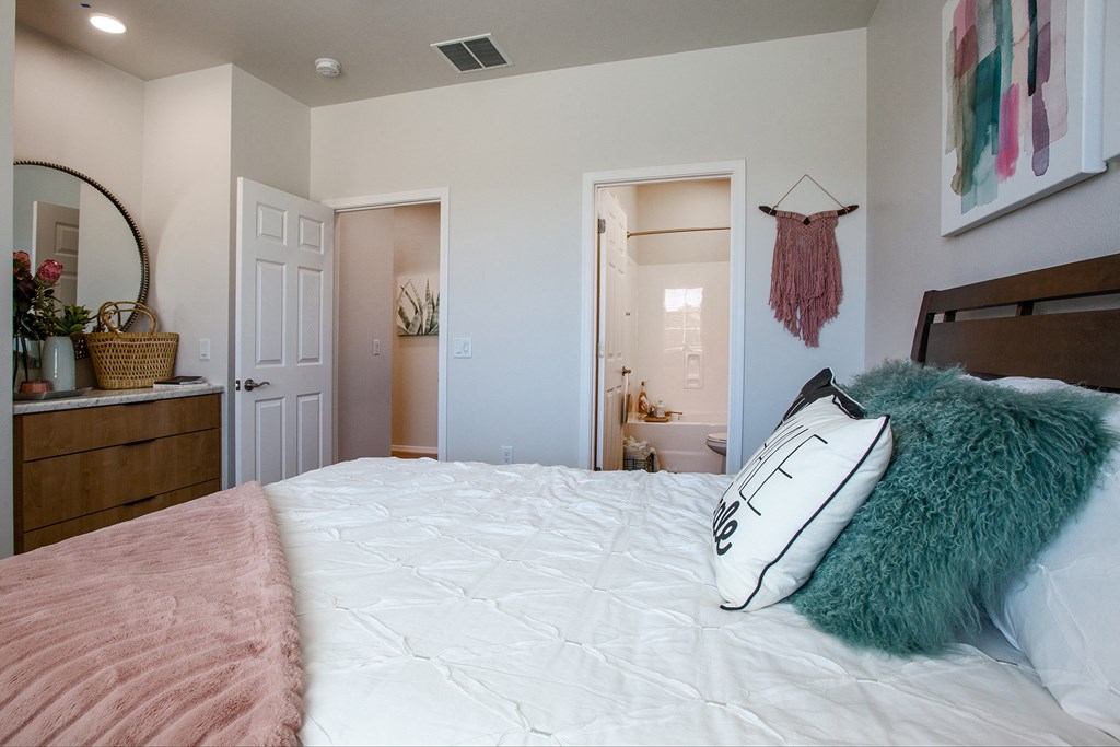 Master Bedroom at San Stefano Townhomes