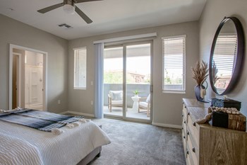 Master Bedroom at The Carson Townhome Apartments - Photo Gallery 31