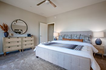 Master Bedroom at The Carson Townhome Apartments - Photo Gallery 30