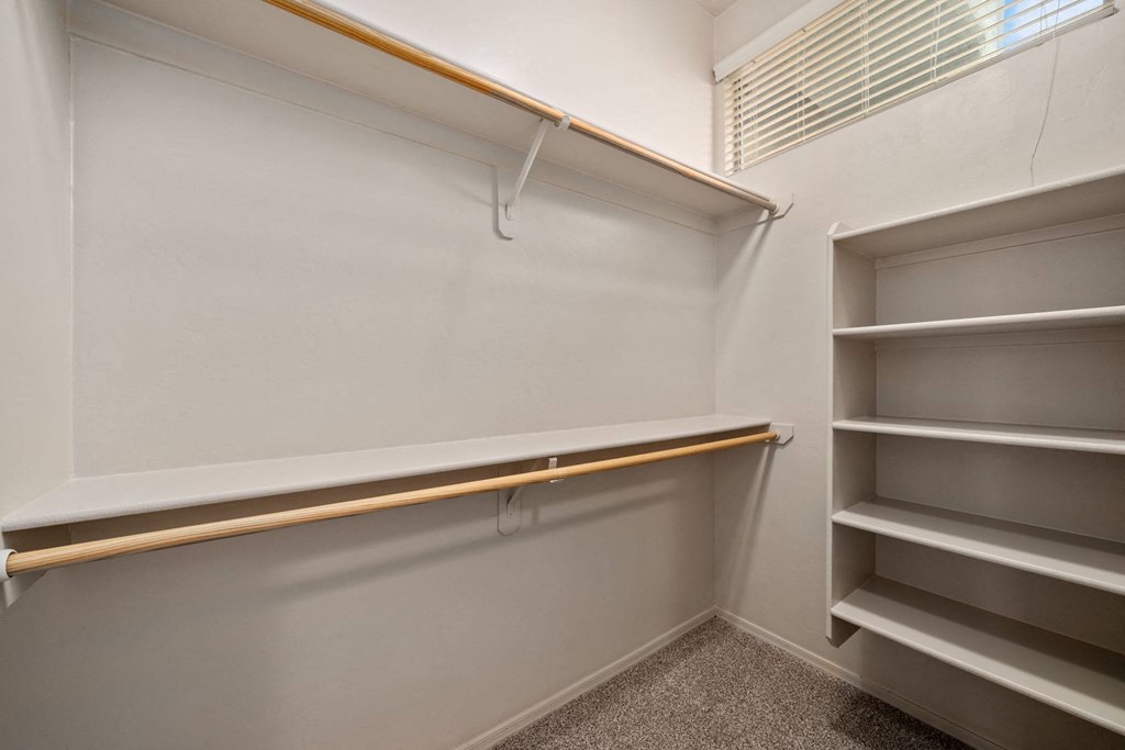Master Closet at Avilla River Apartments in Tucson Arizona