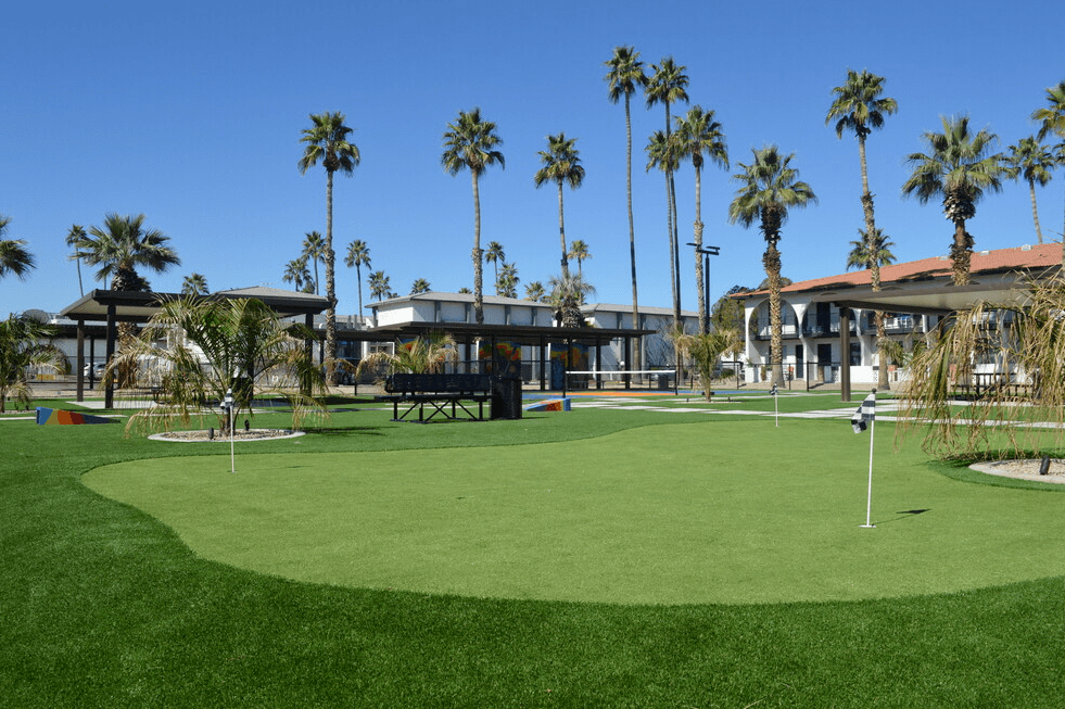 Mini Golf Course at Polanco Apartment Homes in Scottsdale Arizona