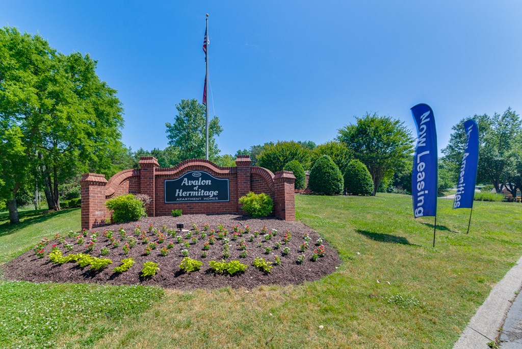 Monument Sign at Avalon of Hermitage in Nashville