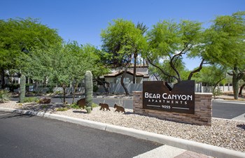 Monument Sign at Bear Canyon Apartments in Tucson Arizona 2021 - Photo Gallery 35