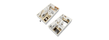 Two Bedroom One and a Half Bath