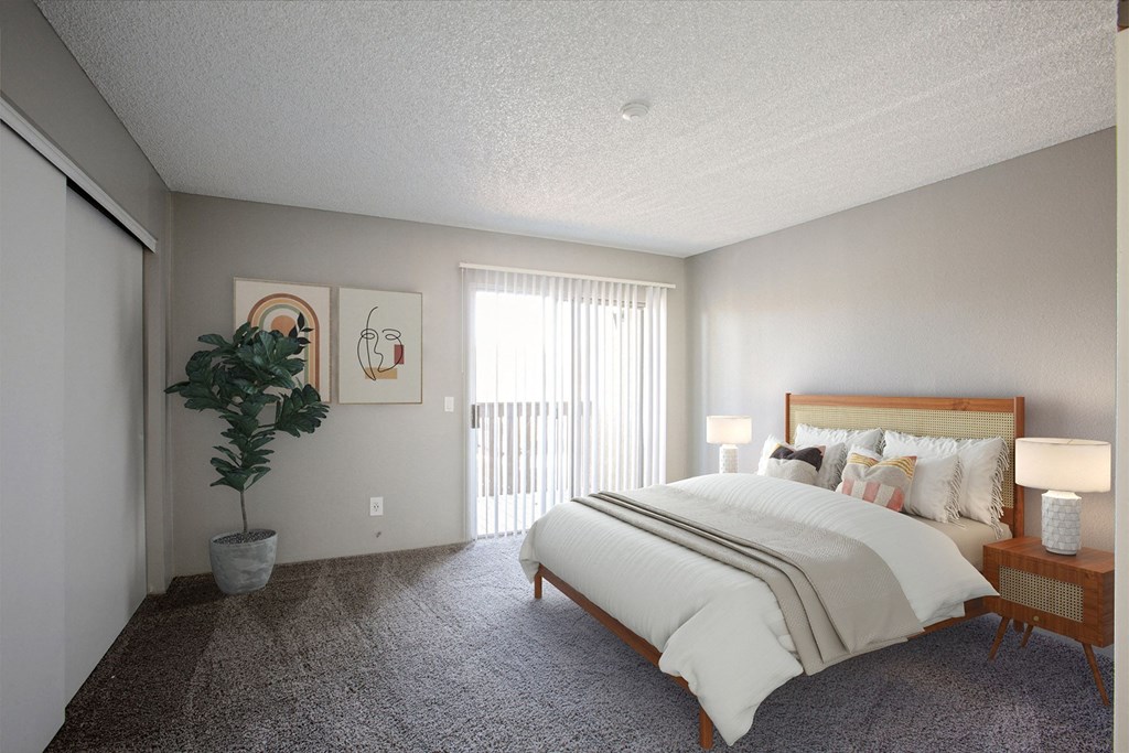 One Bedroom 618sqft bedroom at River Oaks Apartments in Tucson
