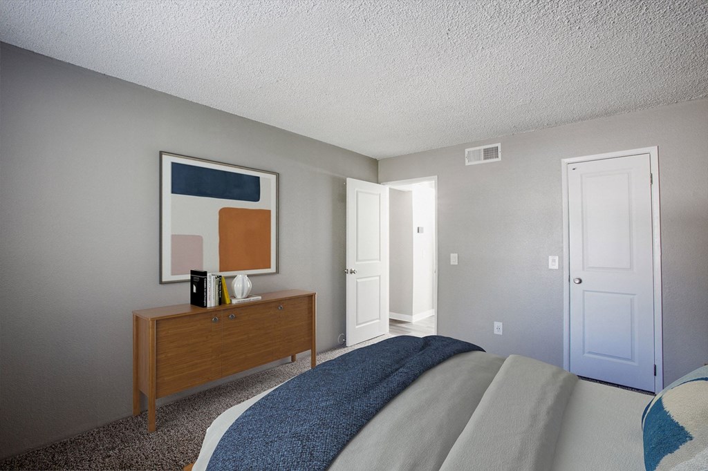 One Bedroom 625sqft bedroom at River Oaks Apartments in Tucson