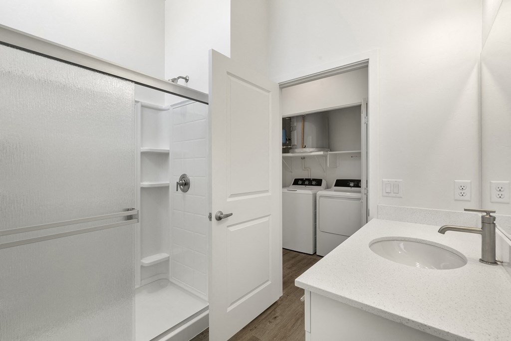 One Bedroom Bathroom at Casitas Catalina Apartments in Tucson
