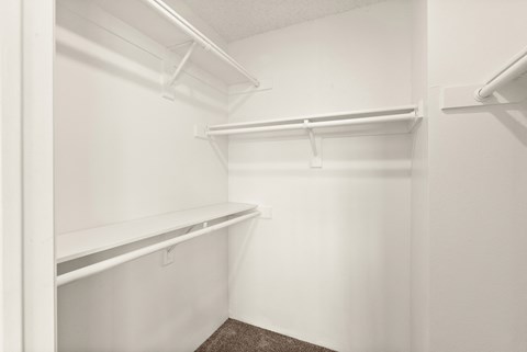 Bedroom Closet at Silver Cliffs Apartments in Bullhead City Arizona