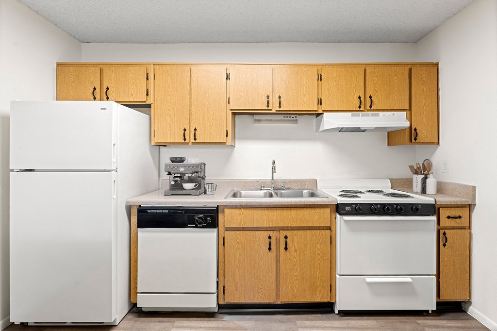 One Bedroom Kitchen at Shorebird Apartments in Mesa Arizona