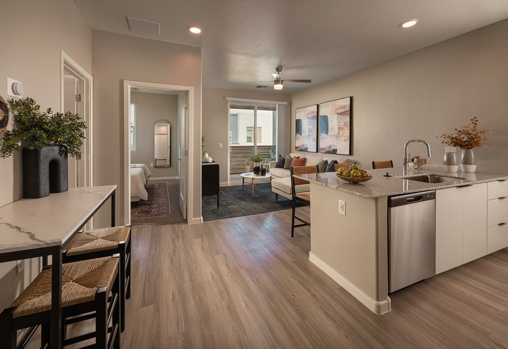 Open Concept at The Carson Townhomes in Downtown Gilbert Arizona