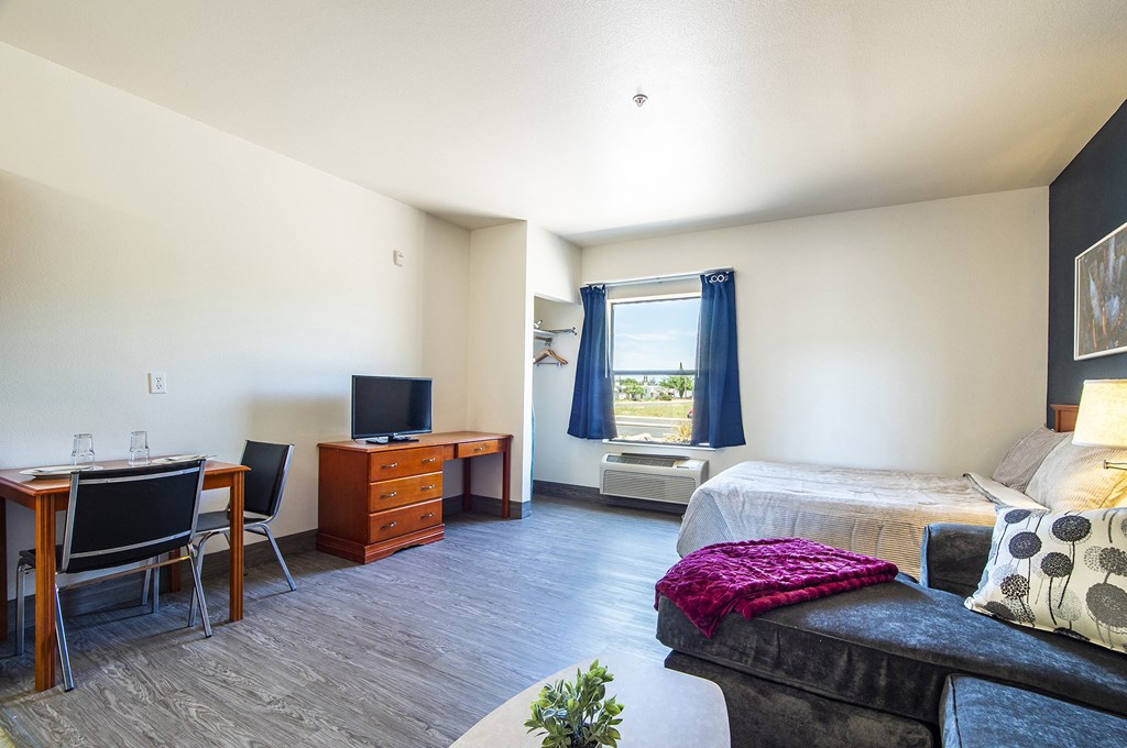 Open concept layout at The Vistas Apartments