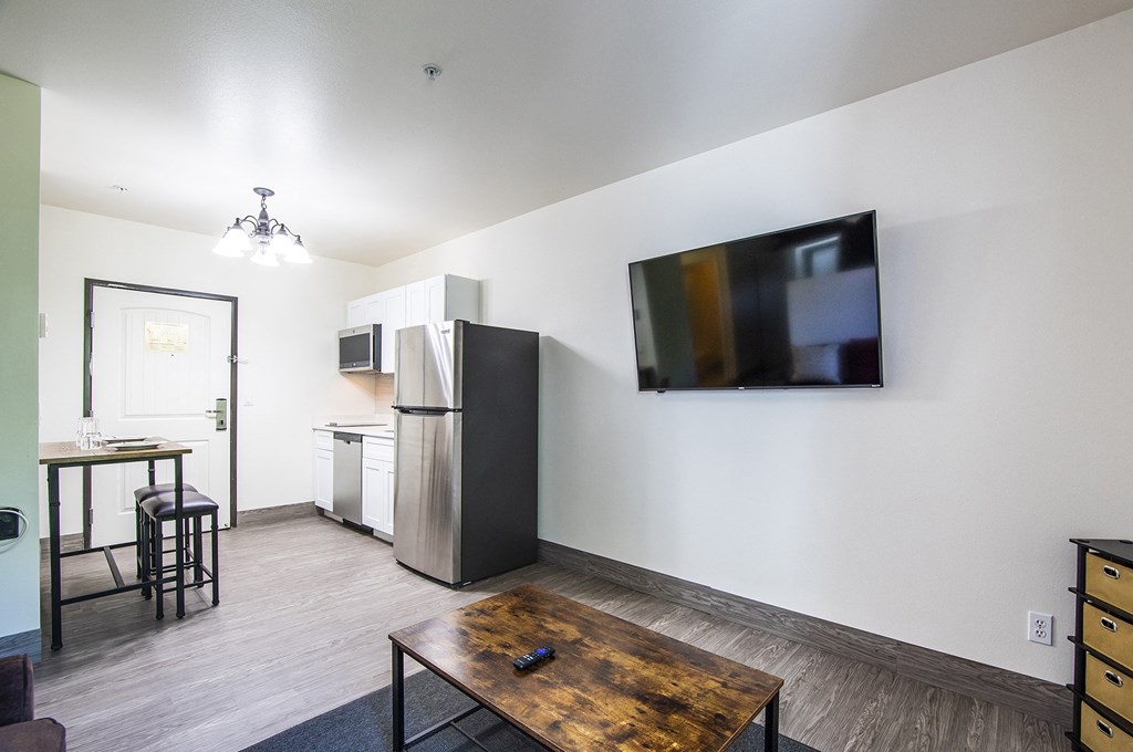Open concept layout at The Vistas Apartments