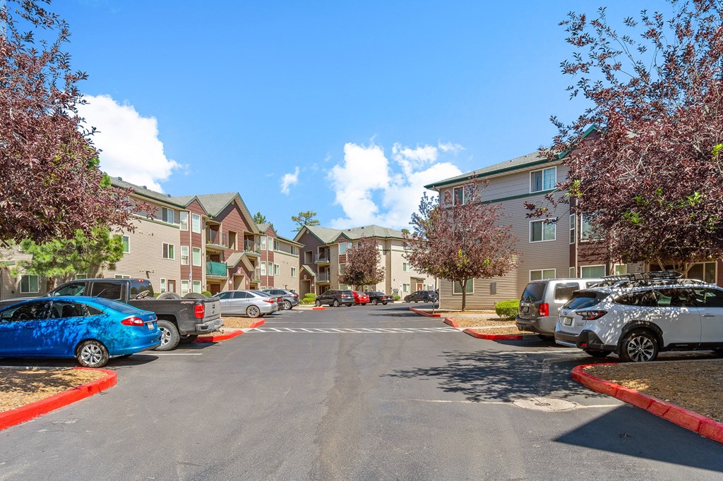 Parking Lot at Pinehurst at Flagstaff in Flagstaff Arizona