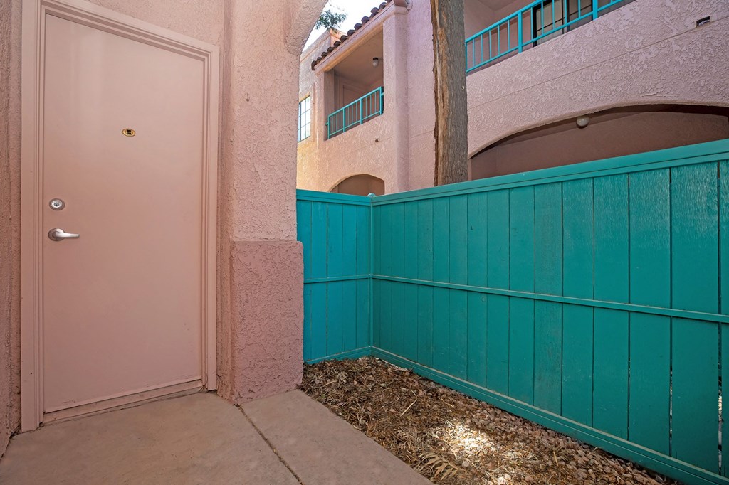 Patio at Winterhaven Terrace Apartments in Tucson Arizona