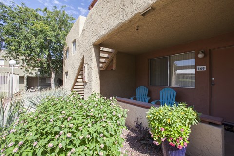 Patio at Zona Verde Apartments Patio at Zona Verde Apartments