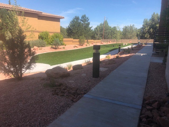 Pool at Pinot Lofts in Sedona Arizona July 2020