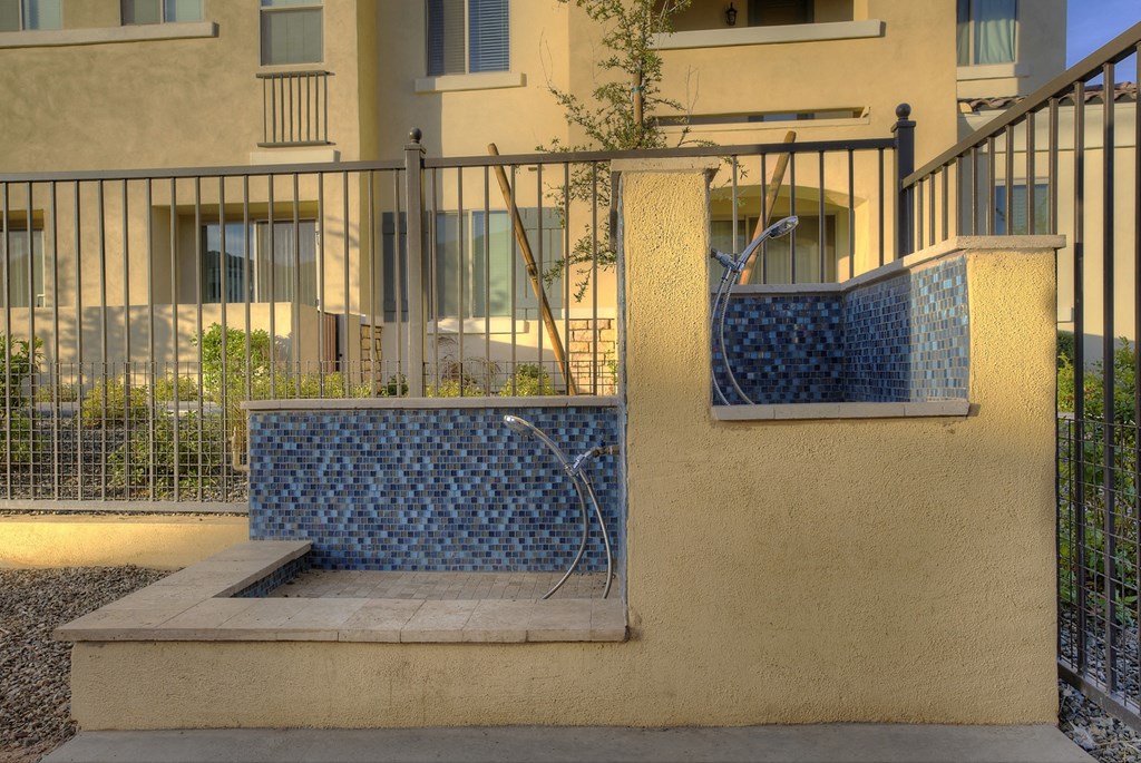 Pet wash area at Bella Victoria Apartments in Mesa Arizona January 2021