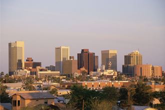 Downtown Phoenix skyline photo at Marquee Apartments in Phoenix AZ