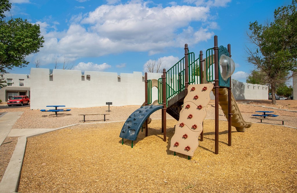 Playground Area at The Bluffs at Tierra Contenta Apartments