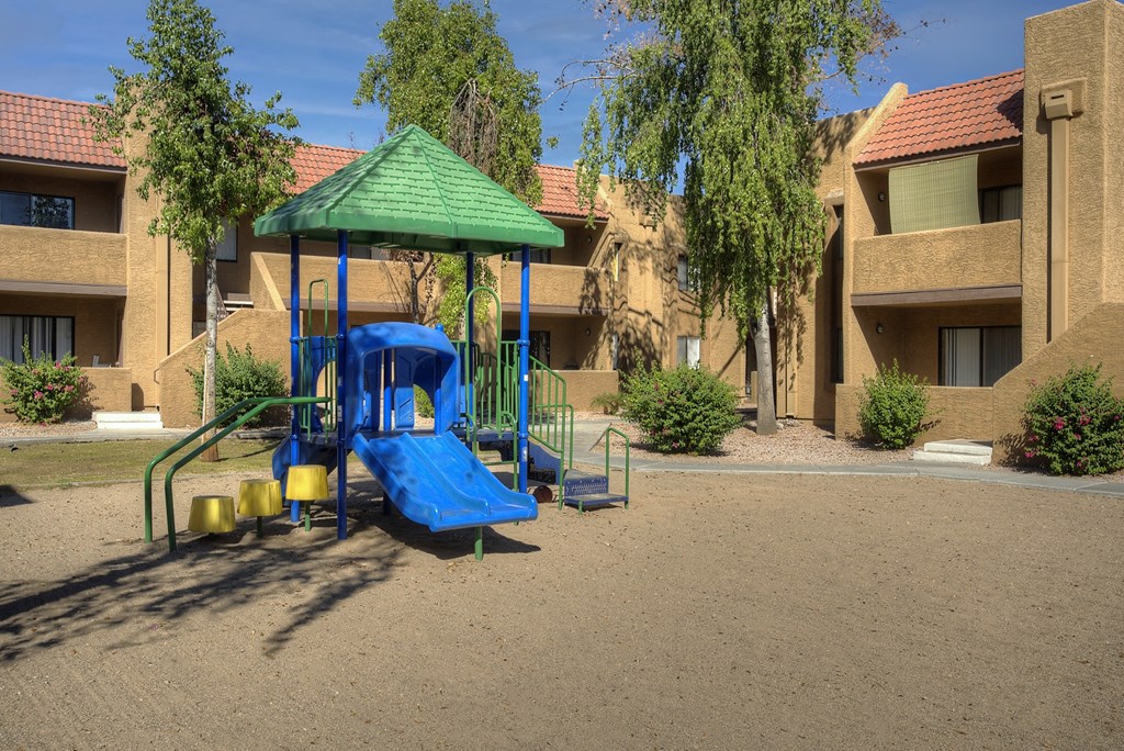 Playground at Avenue 8 Apartments in Mesa AZ Nov 2020