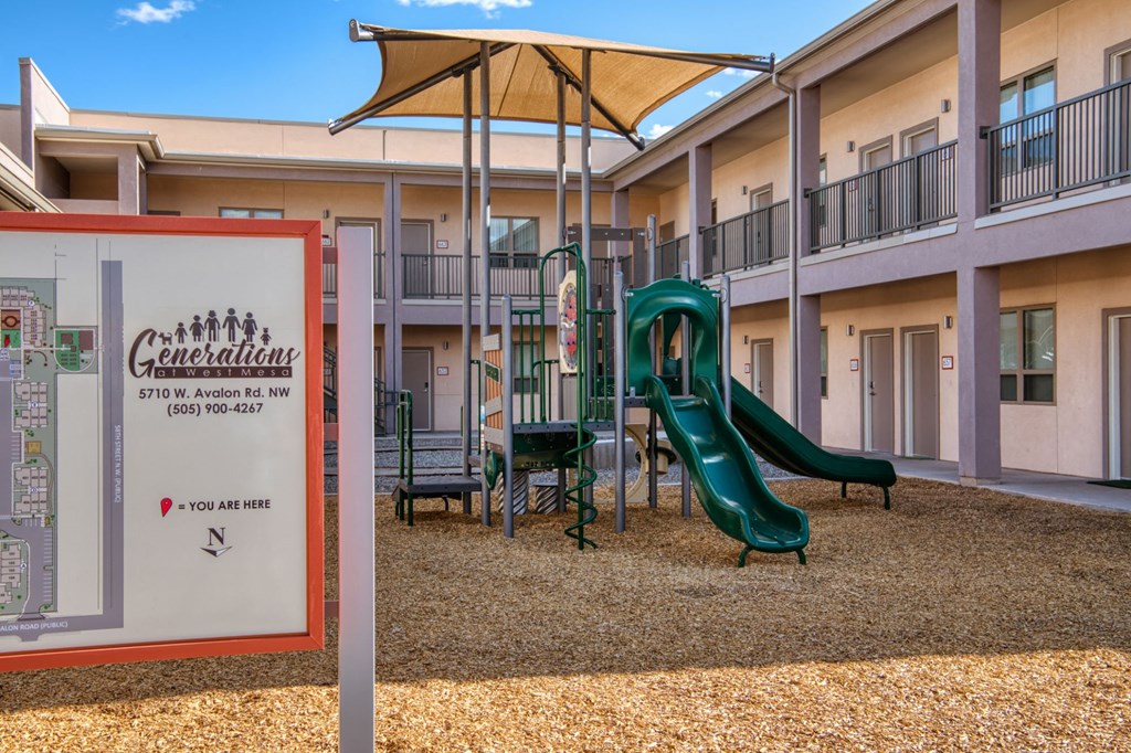 Playground at Generations at West Mesa Apartments in Albuquerque NM 4-2020